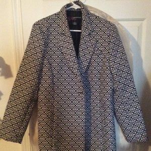 Black and white jacket